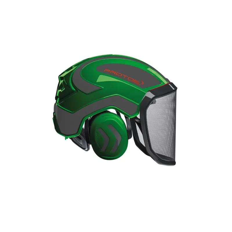 CASQUE DE PROTECTION INTEGRAL FORESTIER – TRONCONNAGE – ELAGAGE – DEBROUSSAILLAGE – VISIERE F39 – VERT ET GRIS – Vert et Gris Acheter En Ligne