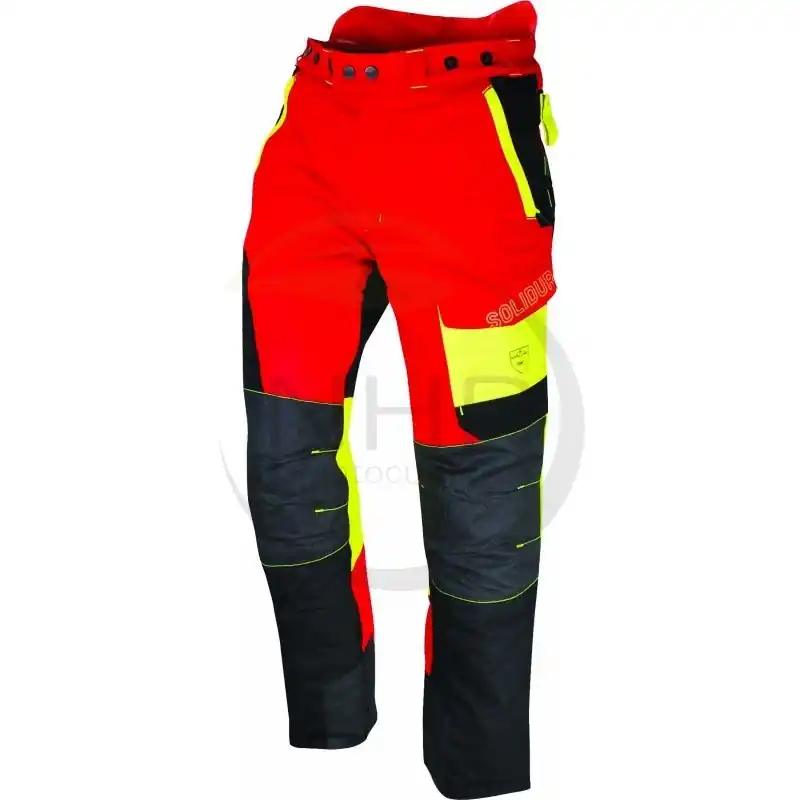 Réduction PANTALON FORESTIER – TRONCONNAGE – CLASSE 1 – TYPE A – COMFY – ROUGE ET JAUNE – S