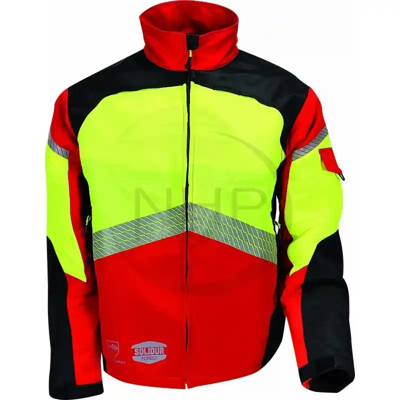 Quantité Limitée VESTE DE PROTECTION TRONCONNEUSE – AUTHENTIC – ROUGE – S