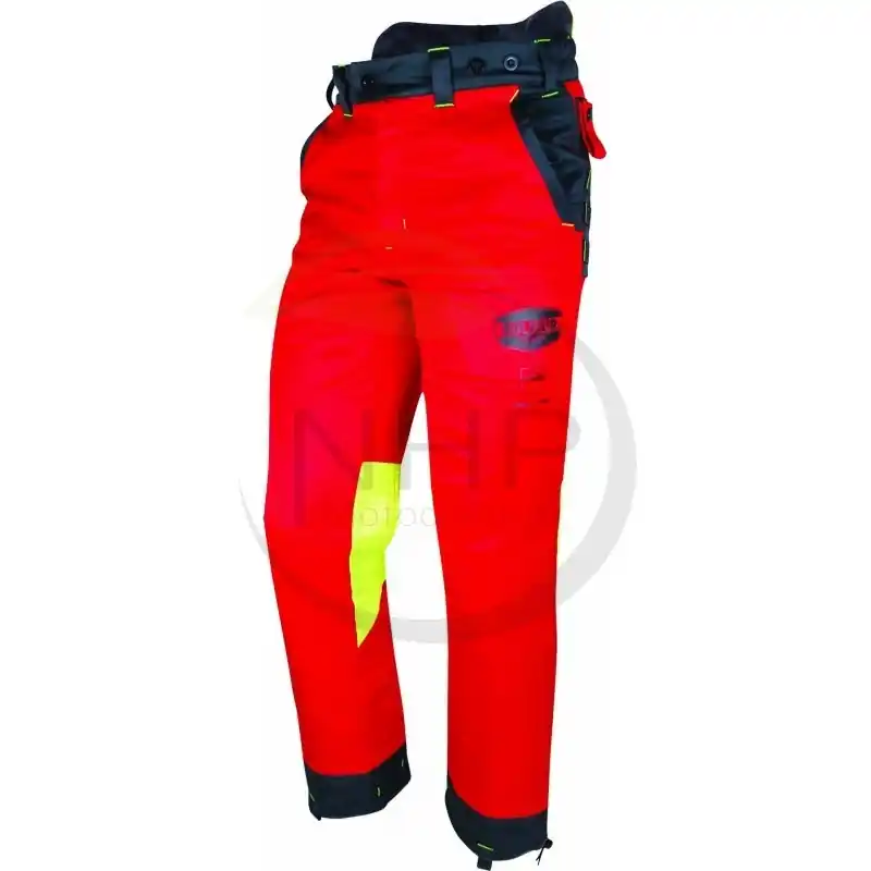 Nouveauté PANTALON FORESTIER – TRONCONNAGE – CLASSE 1 – TYPE A – AUTHENTIC – ROUGE – S