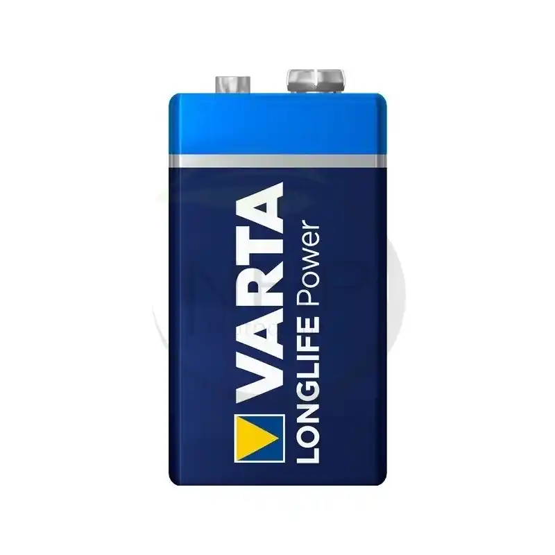 PILE VARTA ALCALINE BLOCK – 6LR61 – PP3 – 6AM6 – MN1604 – TRANSISTOR – 9 VOLTS – Meilleur Choix