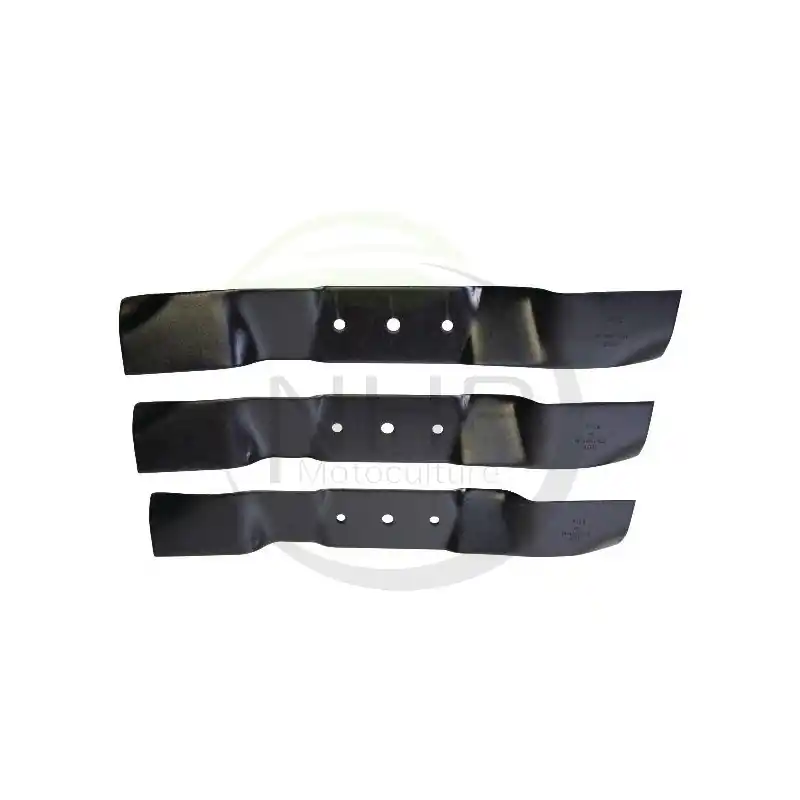 KIT 3 LAMES TRACTEUR TONDEUSE STIGA 1134-9107-01 – 1134910701 – 1134-5976-01 – 1134597601 – Prix Choc