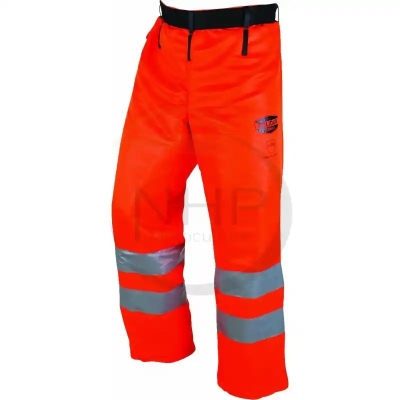 Offre Limitée JAMBIERES DE PROTECTION TRONCONNEUSE – HAUTE VISIBILITE – ORANGE – CLASSE 1 –