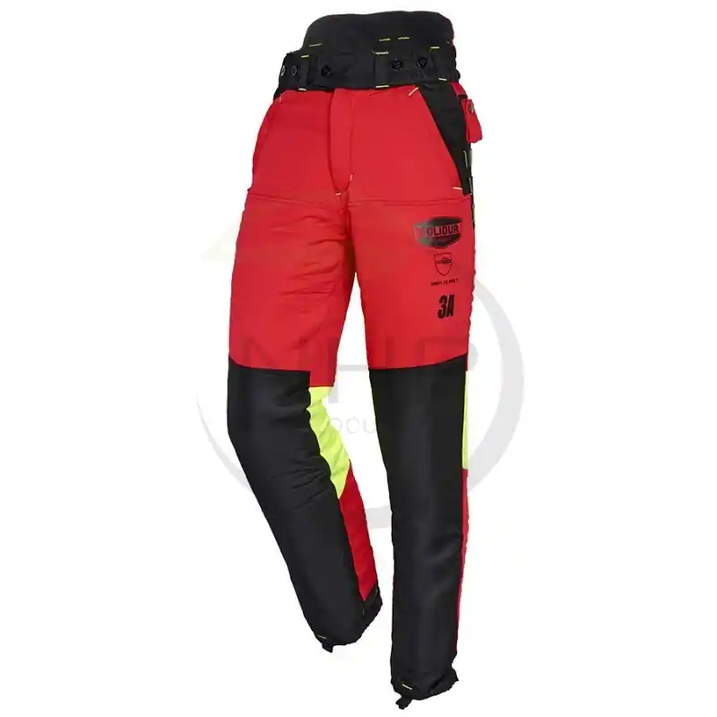 Certifié PANTALON FORESTIER – TRONCONNAGE – CLASSE 3 – TYPE A – FELIN – ROUGE – S