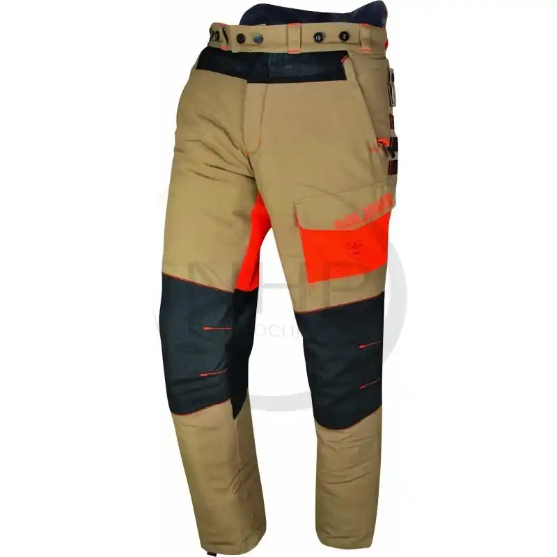 Dernier Modèle PANTALON FORESTIER – TRONCONNAGE – CLASSE 1 – TYPE A – SOFRESH – SPECIAL ETE – MARRON – VERSION LONGUE +7CM – S