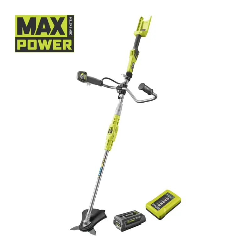 Meilleur Choix DEBROUSSAILLEUSE 36V – GUIDON – DIAM DE COUPE 26 CM – RYOBI – 1 BATT 4.0AH ET 1 CHARG 1.7A – RBC36X26BG2-140 –