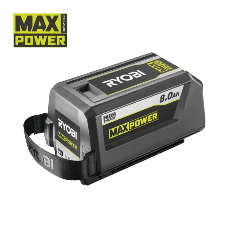 Acheter Direct 1 BATTERIE LITHIUM+ 36V – 8.0AH HIGH ENERGY – RYOBI – RY36B80B –