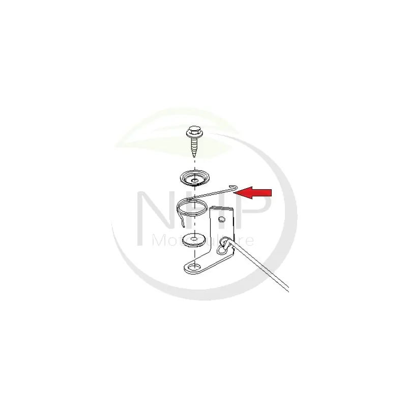 Meilleur Prix RESSORT RAPPEL DE FREIN HUSQVARNA – JONSERED – MC CULLOCH – 532 19 84-10 – 5321984-10 – 532198410 – 198410 –