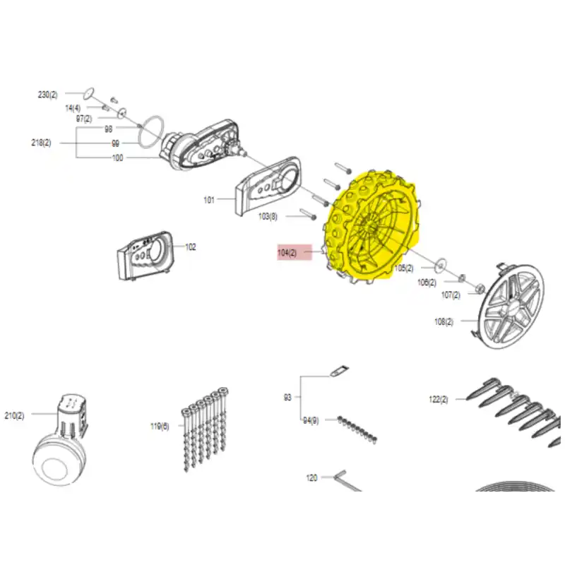 Quantité Limitée ROUE ARRIERE KRESS 59003710 –