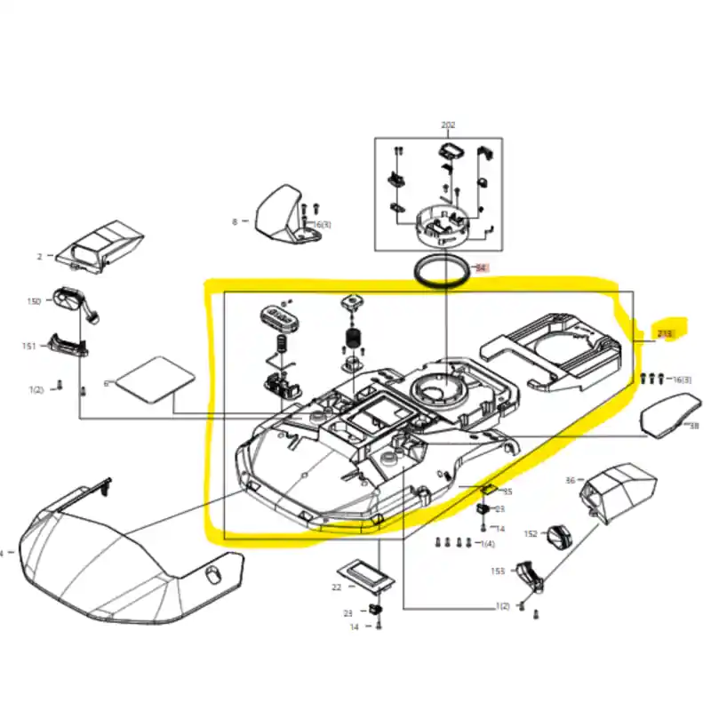 Promotion Saisonnière ENSEMBLE DU CAPOT SUPERIEUR KRESS 59003742 –