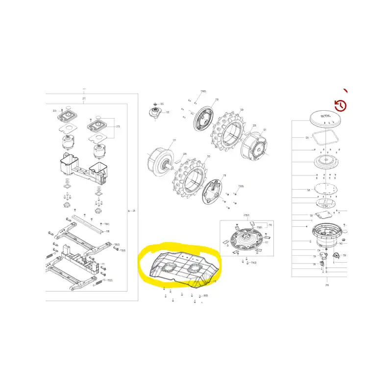 Vente Directe COUVERCLE DE PROTECTION DU DISQUE DE LAME KRESS 59005954 –