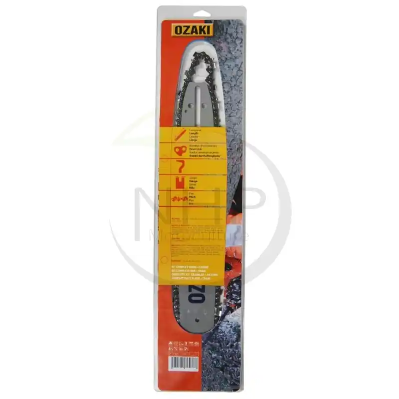 KIT COMPLET GUIDE TRONCONNEUSE 30CM ET CHAINE 45 MAILLONS POULAN 2250 - 2250LE - 2300AV - 2300CVA - 2350 - 2375LE - 2375 - Seulement Aujourd’hui