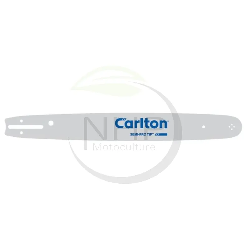 GUIDE CHAINE TRONCONNEUSE CARLTON 14-10-N152-PT - 35CM - 14" - PAS 3/8LP - JAUGE .050 - 1.3MM - 52 MAILLONS - 52 ENTRAINEURS - Prix Réduit