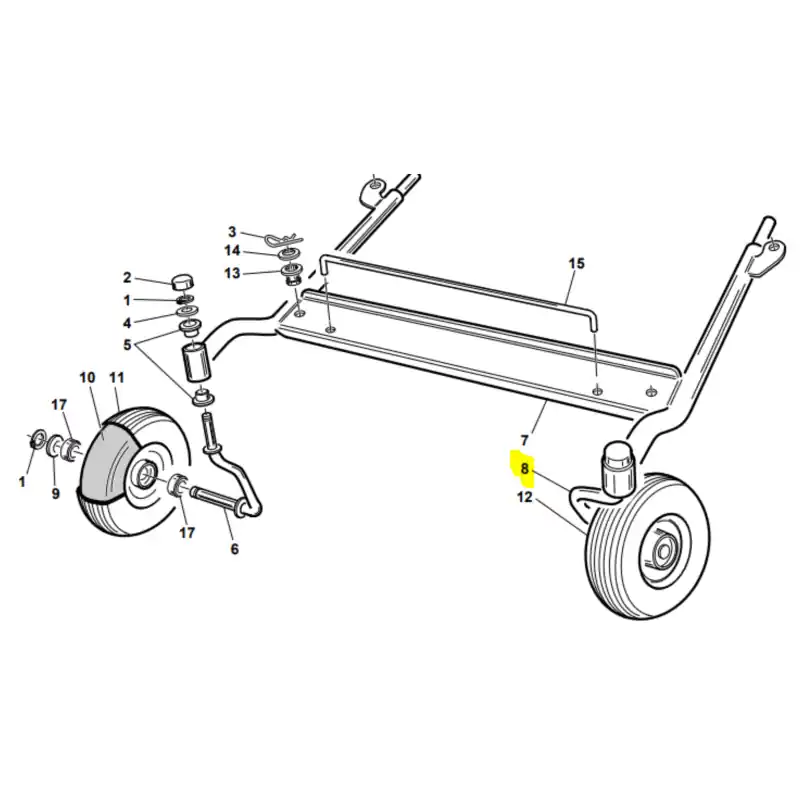 Meilleur Prix FOURCHE DE ROUE TONDEUSE GIANNI FERRARI – BIEFFEBI 94502101400 –