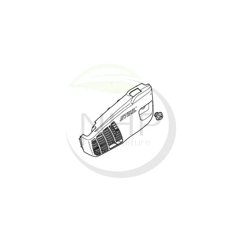Dernière Chance CARTER FREIN DE CHAINE TRONCONNEUSE STIHL MS193T – MS193TC – 1137 640 1708 – 1137-640-1708 – 11376401708 –