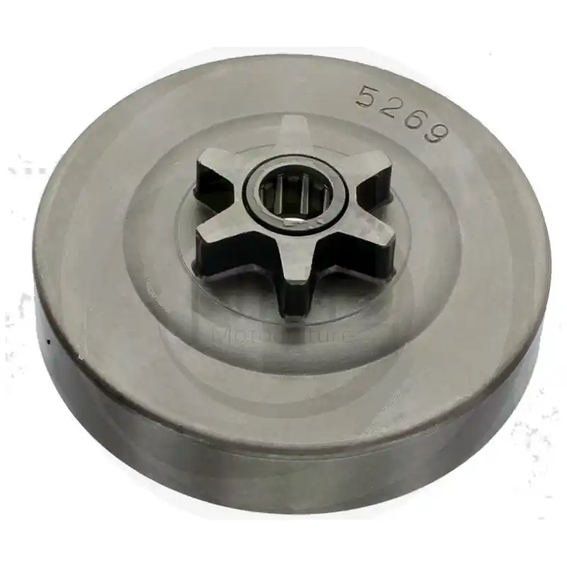CLOCHE EMBRAYAGE TRONCONNEUSE MC CULLOCH – 215252 – 3/8 LP – 6 DENTS – Dernière Chance