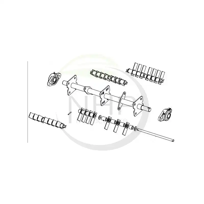 Acheter Direct KIT ROTOR COMPLET AVEC COUTEAUX SCARIFICATEUR PUBERT - STAUB - OLEO MAC - KIVA - HUSQVARNA KI01020013 - KI02020203 -