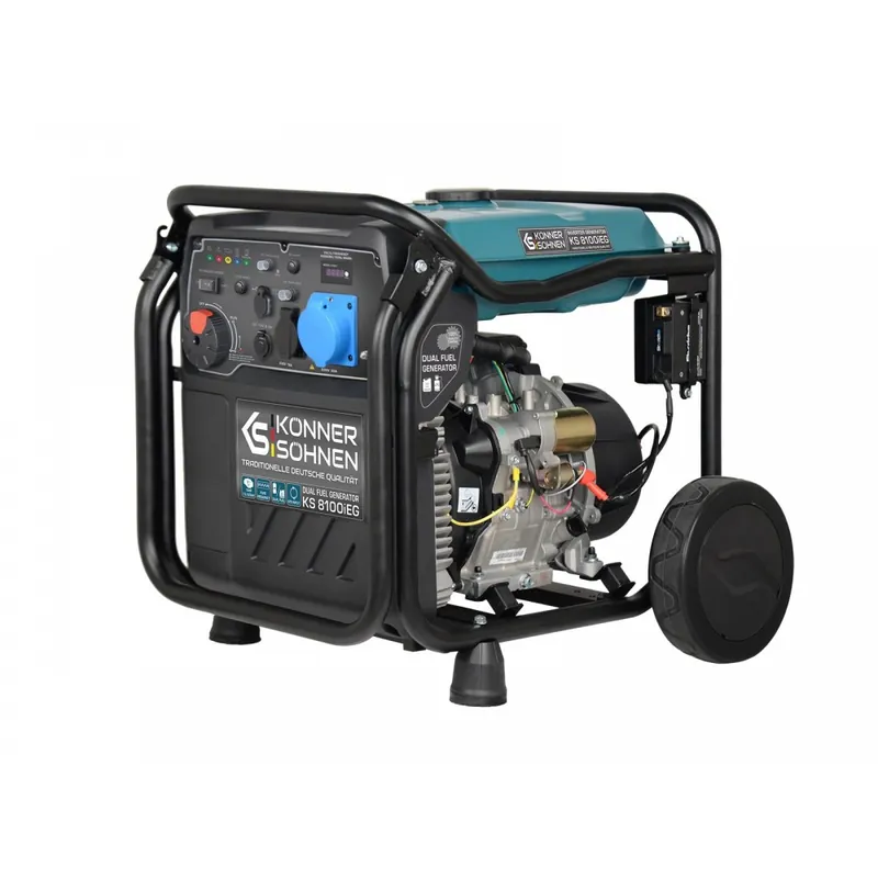 Marque Groupe électrogène Inverter à essence/gaz – 8,5 kW – 230V – KS 8100iEG