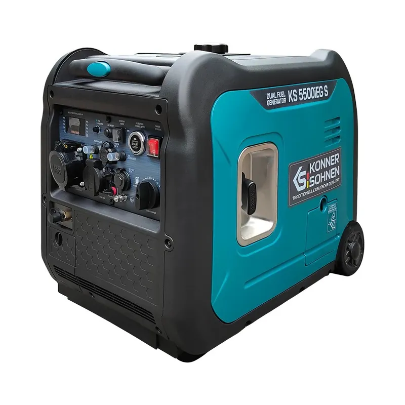 Groupe électrogène Inverter à essence/gaz – 5,5 kW – 230V – KS 5500iEG S Quantité Limitée