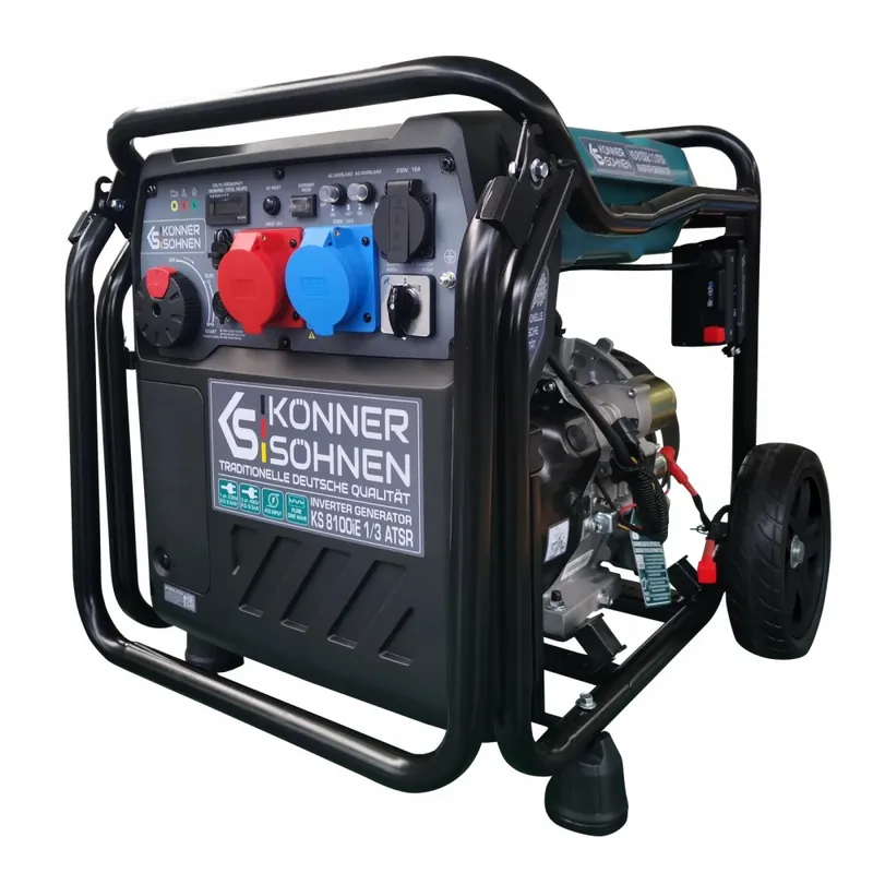 Générateur Inverter – démarrage électrique – 8,5 kW – 230/400V – KS 8100iE 1/3 ATSR Livraison Gratuite