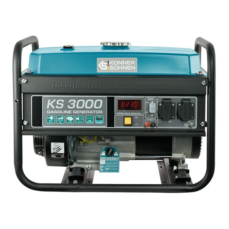 Groupe électrogène à essence – démarrage manuel- 3 kW – 230V KS 3000 Promotion Saisonnière