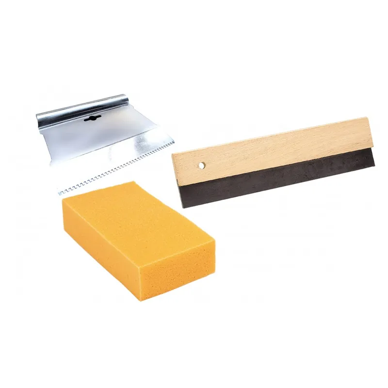 Commande En Gros Kit pose joint : éponge, raclette, peigne V5x5