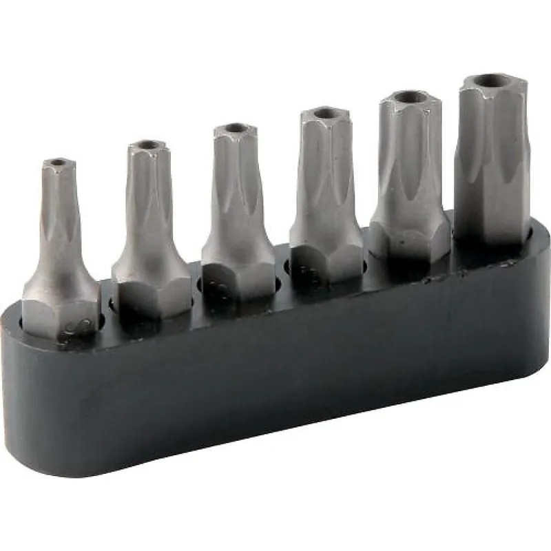 Jeu de 6 embouts 1/4'' Torx® sur rack plastique Bon Marché