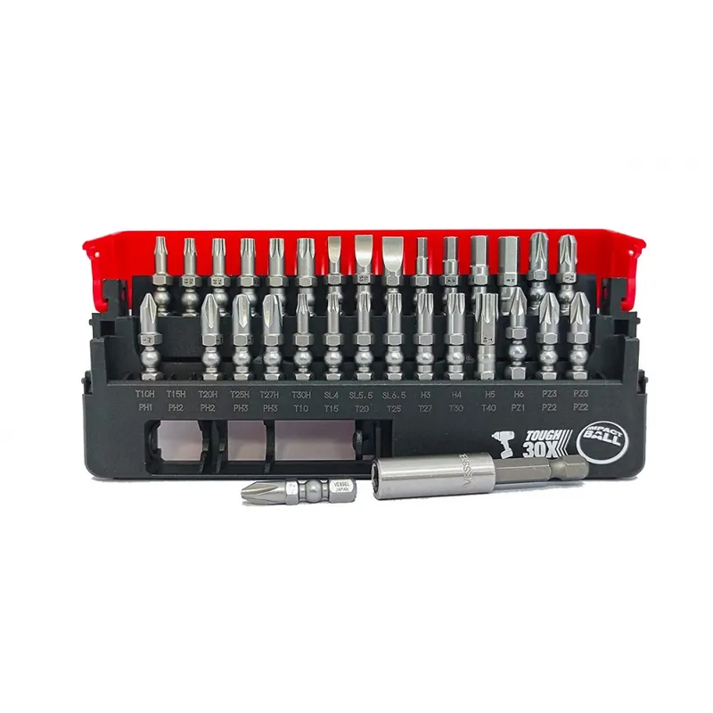Jeu de 31 embouts de vissage Securit Impact Ball + porte embouts 1/4" Prix Réduit