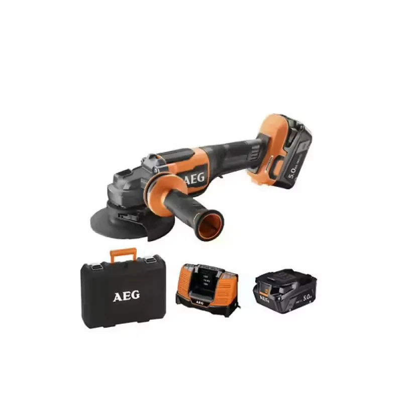Acheter En Ligne Meuleuse d'angle 125 mm brushless 18V- 2x5Ah – PRO 18V- BEWS18-125BLPX2-502C