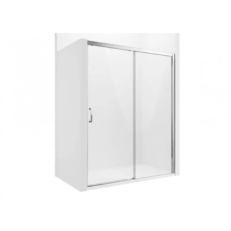 Vente Directe Porte de douche-140cm-vitrage transparent-Version Droite et Gauche-Tyxo
