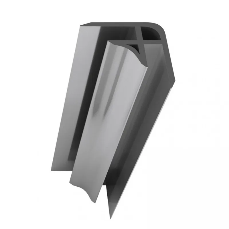 Authentique Profilé d'angle en aluminium pour panneaux de douche – 210×1,5×1,5cm