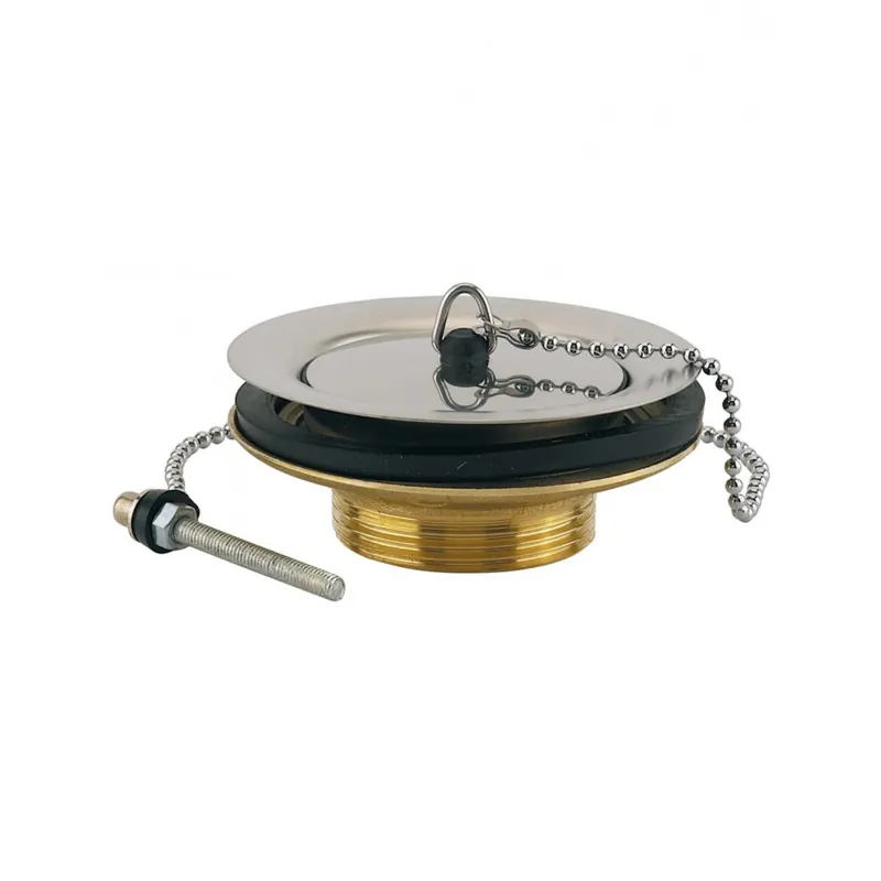 Bonde en laiton – à bouchon – pour évier gres – 60mm Marque