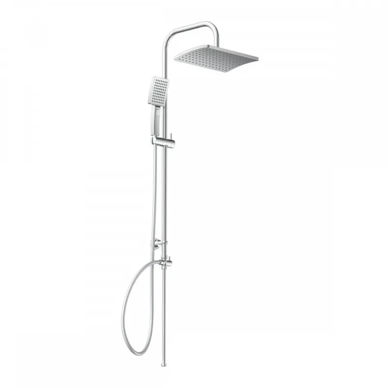 Vente Directe Colonne de douche – douchette 3 jets – pommeau carré – Chromé – Mallorca