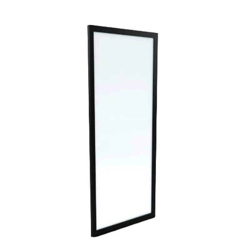 Retour pour paroi de douche Factory – verre transparent – profil noir mat Commander Maintenant