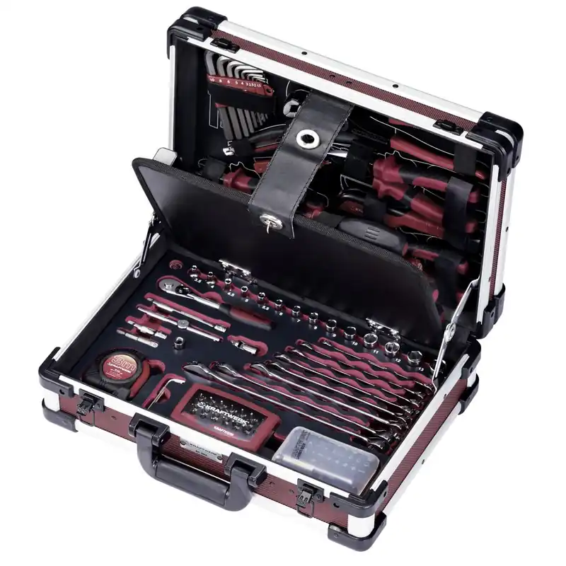 Commander Vite Coffret outils professionnels en aluminium – 123 pièces