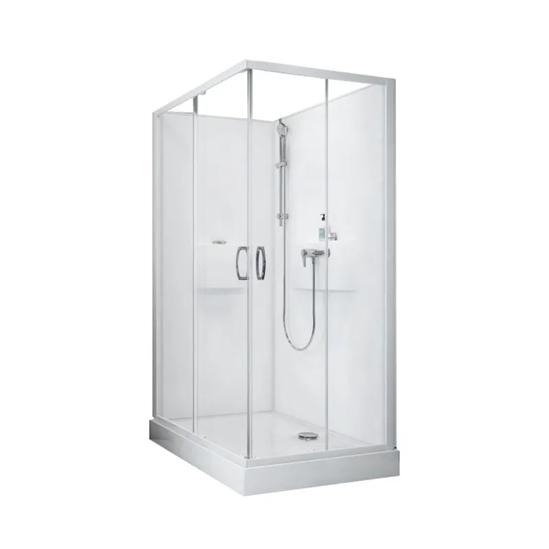 Expédition Rapide Cabine de douche 100×80 cm – accès d'angle – Izibox 2