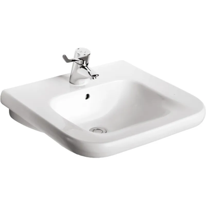 Dernier Modèle Lavabo céramique autoportant – carré – Matura 2