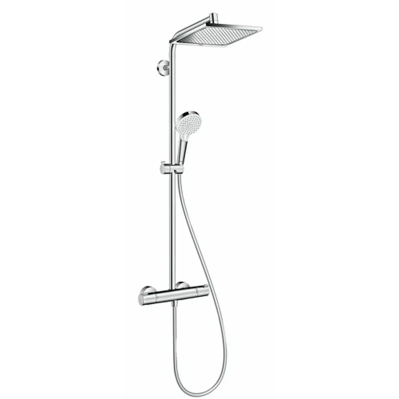 Colonne de douche – 1 jet – showerpipe Crometta E 240 EcoSmart Commander Maintenant