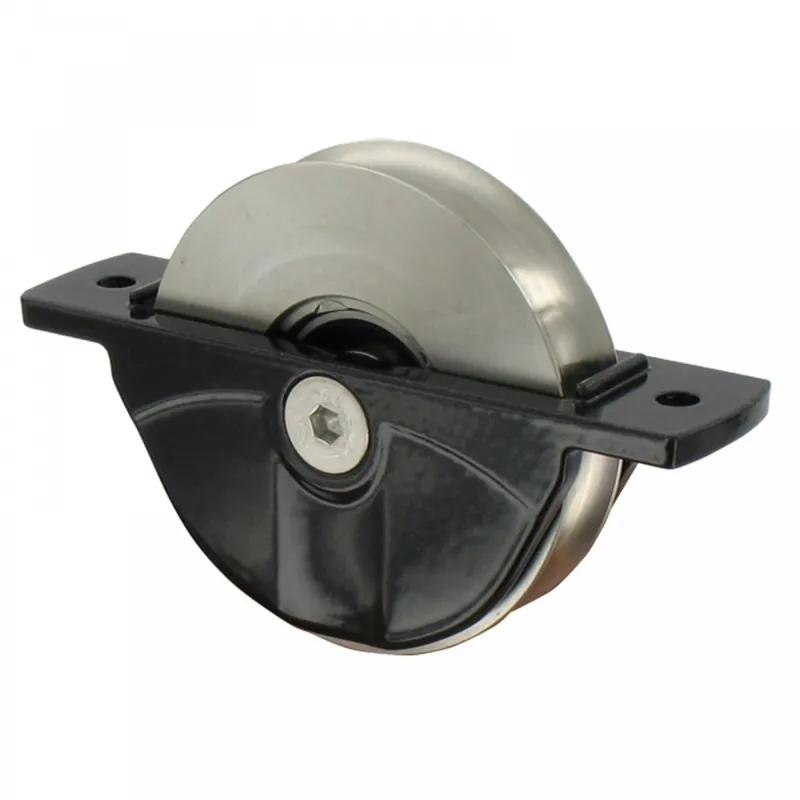 Top Vente Galet encastré ou semi-encastré pour rail de portail U/oméga – Ø80 mm