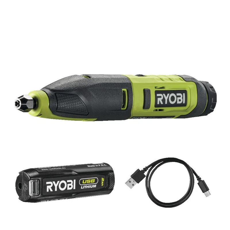 Pas Cher Ciseaux à bois 4V USB Lithium (1×2.0Ah) + 3 gouges – RPC4-120G