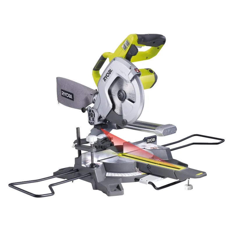 Top Vente Scie à onglet radiale 1500W – lame Ø216 mm – EMS216L
