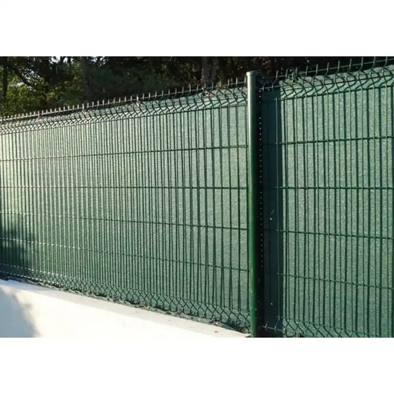 Expédition Rapide Brise vue - toile PEHD 300 gr - coloris vert/noir