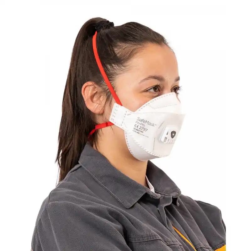 Prix Cassé Masques de protection FFP3 SafeMask Fit+Pro 3 pans avec valve x12