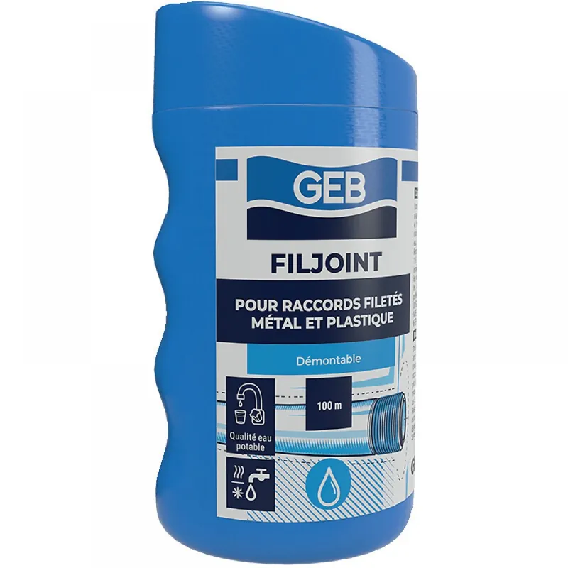 Fil d'étanchéité (filasse nylon silicone) : bobine 100 m Retour Gratuit