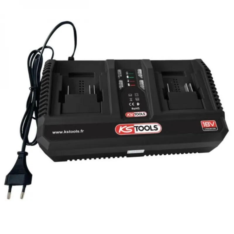 Double chargeur rapide 18V 8A – 515.4706F Nouveauté