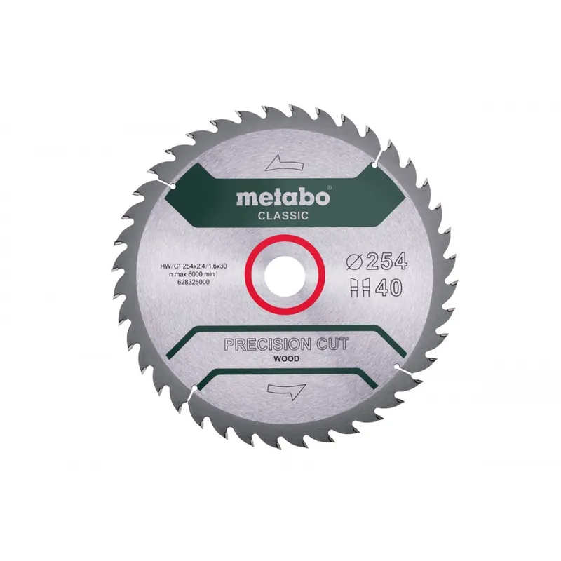 Lame de précision CutClassic 254x30mm, 40 dents – WZ 20° Soldes