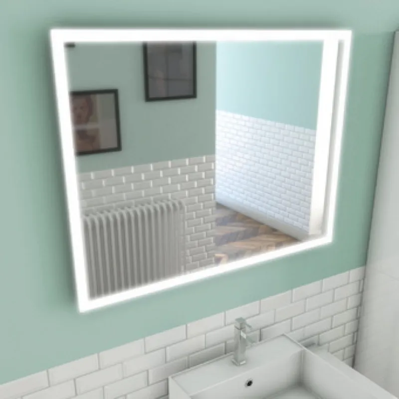 Vente Flash Miroir salle de bain LED auto-éclairant 60×80 cm