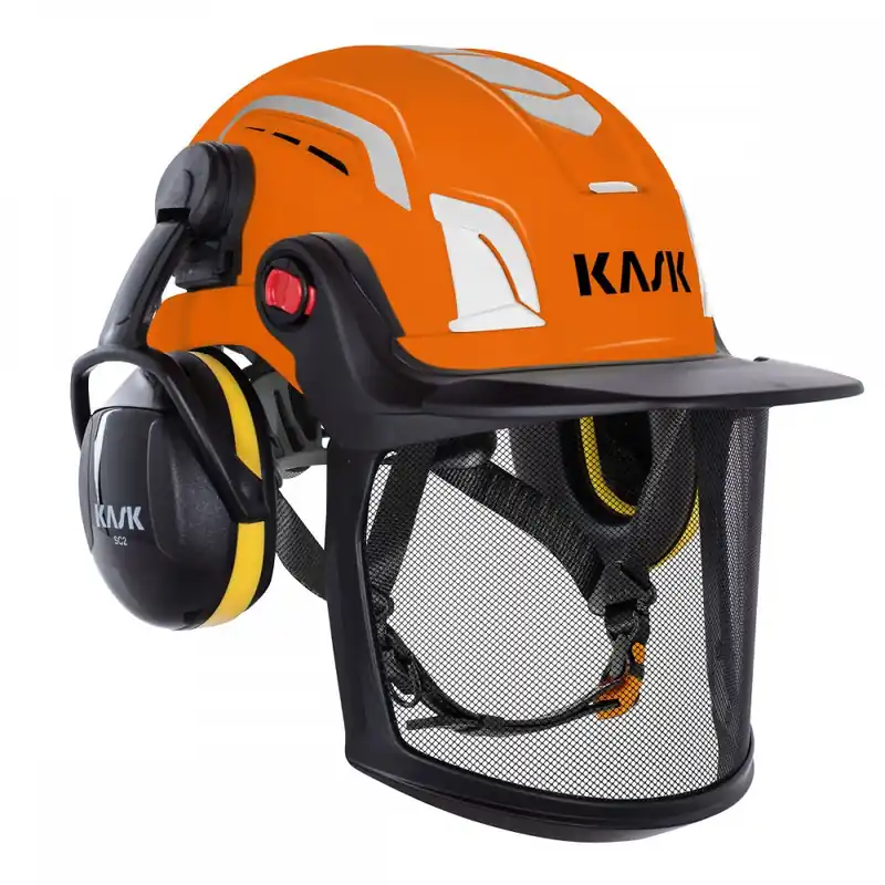 Solde Casque forestier ZENITH X AIR COMBO – orange