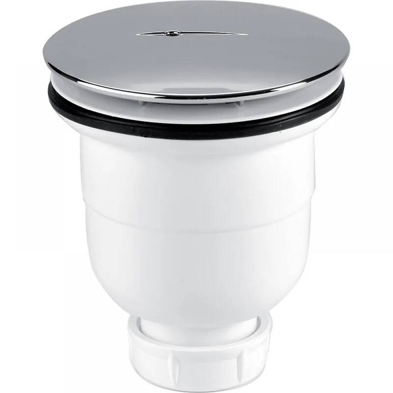 Bonde de douche 90 mm – capot ABS chromé – sortie verticale Offre Limitée