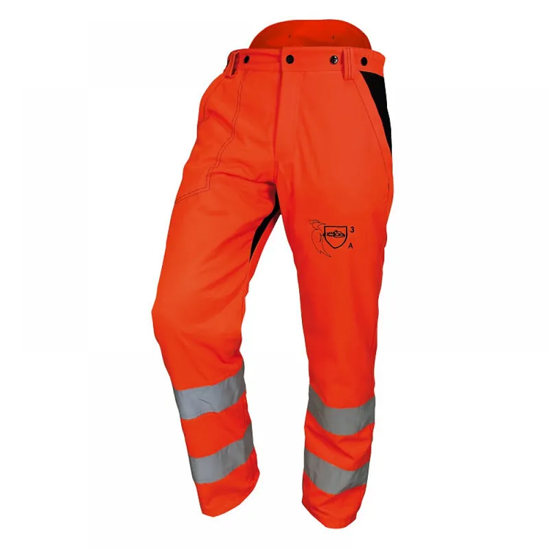 Pantalon haute visibilité Classe III-FI317S avec bretelles AC002A Commander Vite